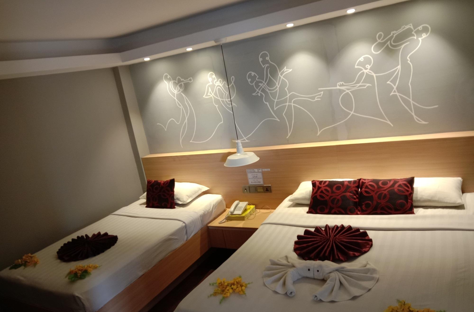 Shwe Pyi San Yar Hotel Yangon Esterno foto